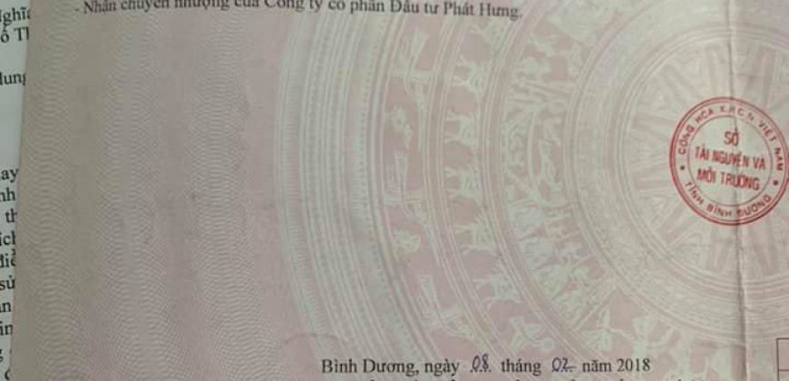 Bán Đất Mặt Tiền Mỹ Phước 3 TP.Bến Cát đối diên Trường Đại Học Việt Đức