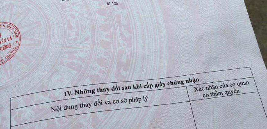 Bán lô đất Phú Chánh B đường 35, phường Hòa Phú, Thành Phố Mới, Bình Dương