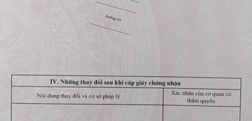 Bán đất khu tái định cư Phú Mỹ, đường N5, phường Phú Tân, thành phố Thủ Dầu Một, tỉnh Bình Dương